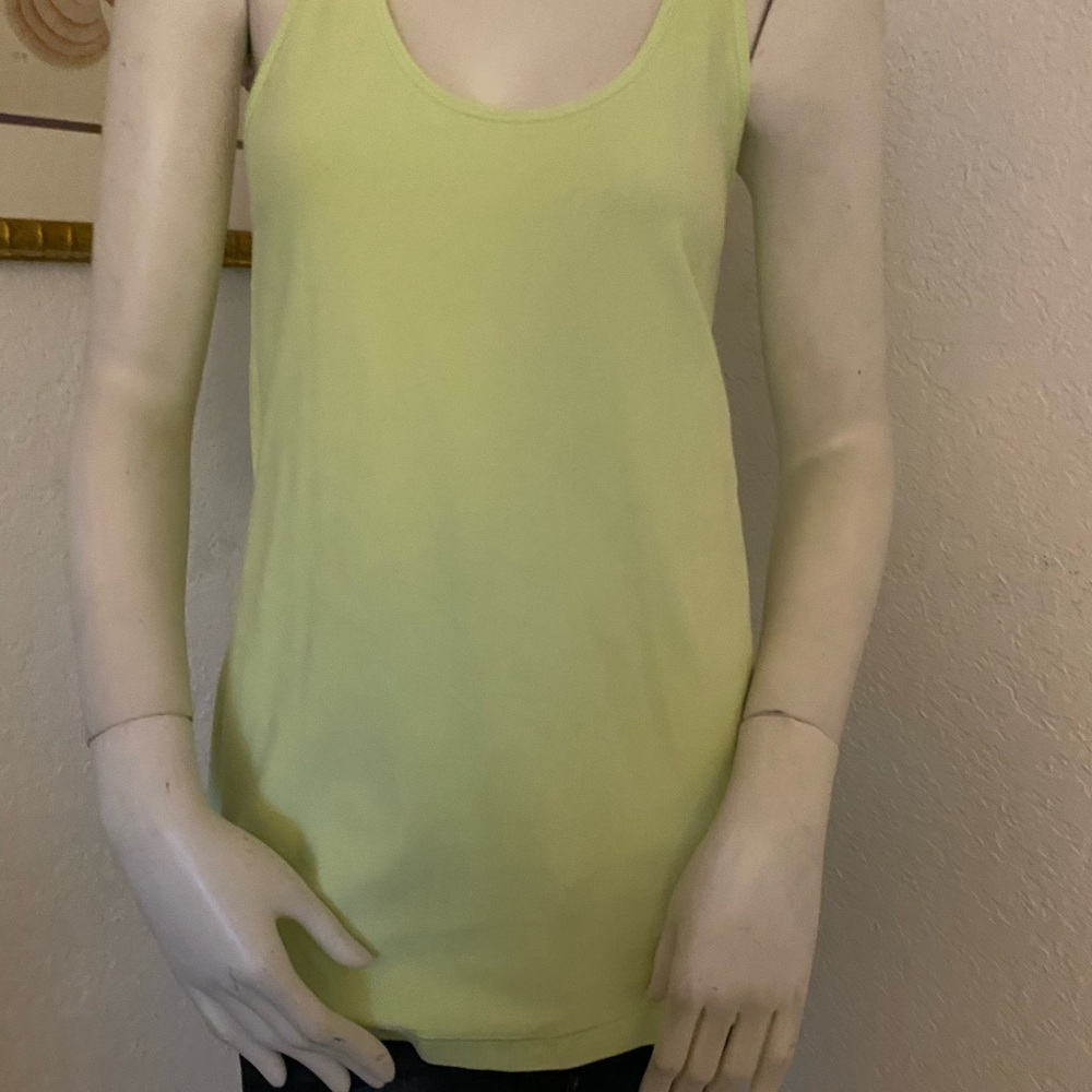 Lululemon Athletica Light Green Tank Top